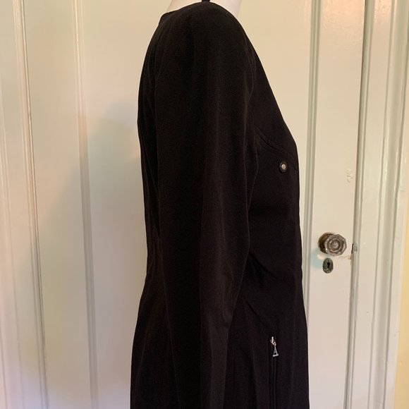 VTG Anne Klein 3/4 Length Nylon Blend Jacket, Size 10 (Fit Similar to Size 6) - Picture 2 of 7